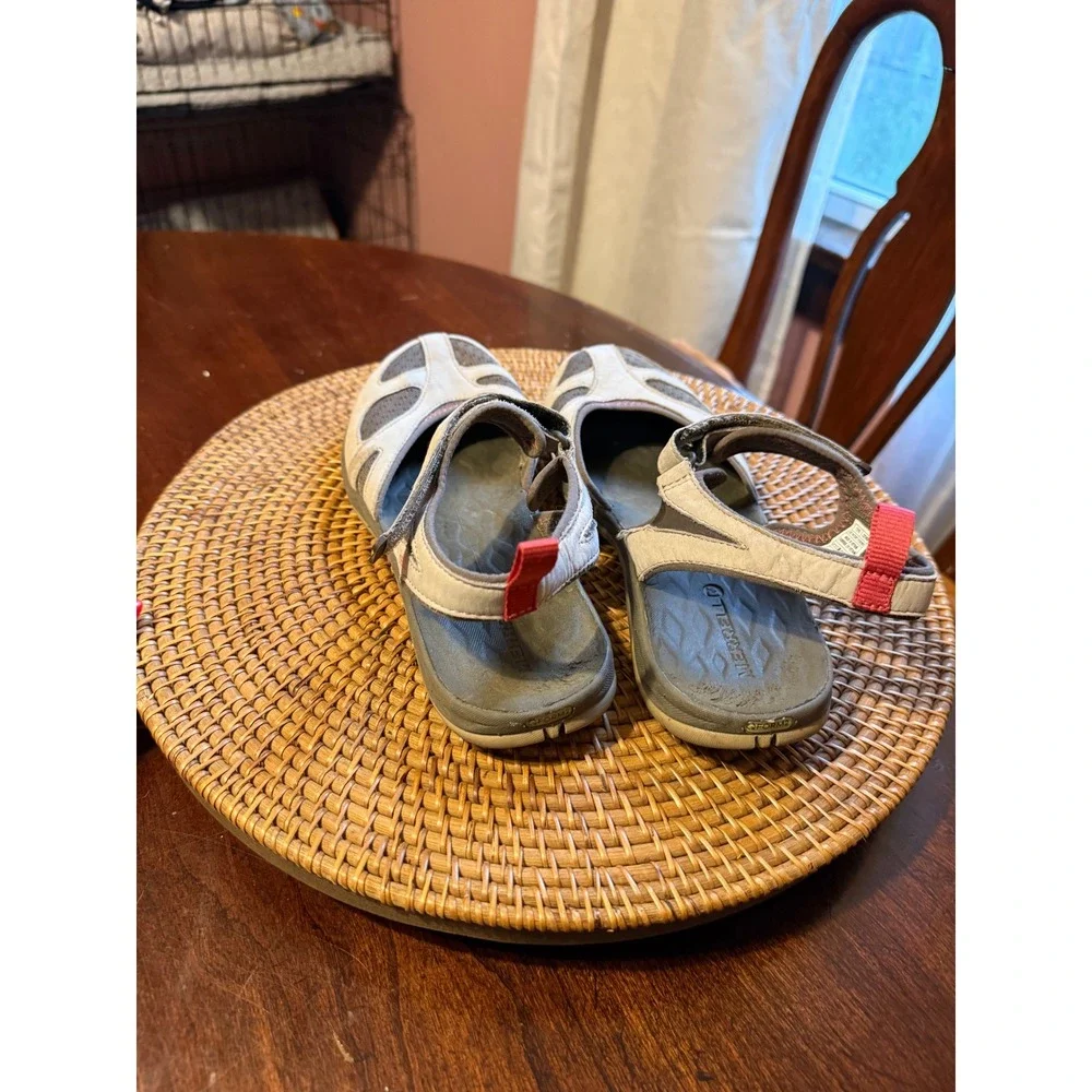 Merrell Aluminum Womens Sport Sandals Tan Grey Pink J37484 Size 8 Mary Jane
